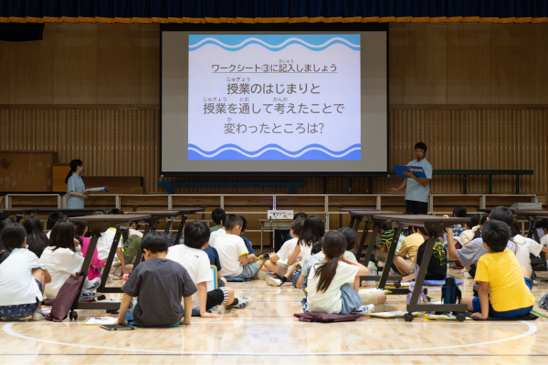 ワークシートで授業後も振り返ることができる