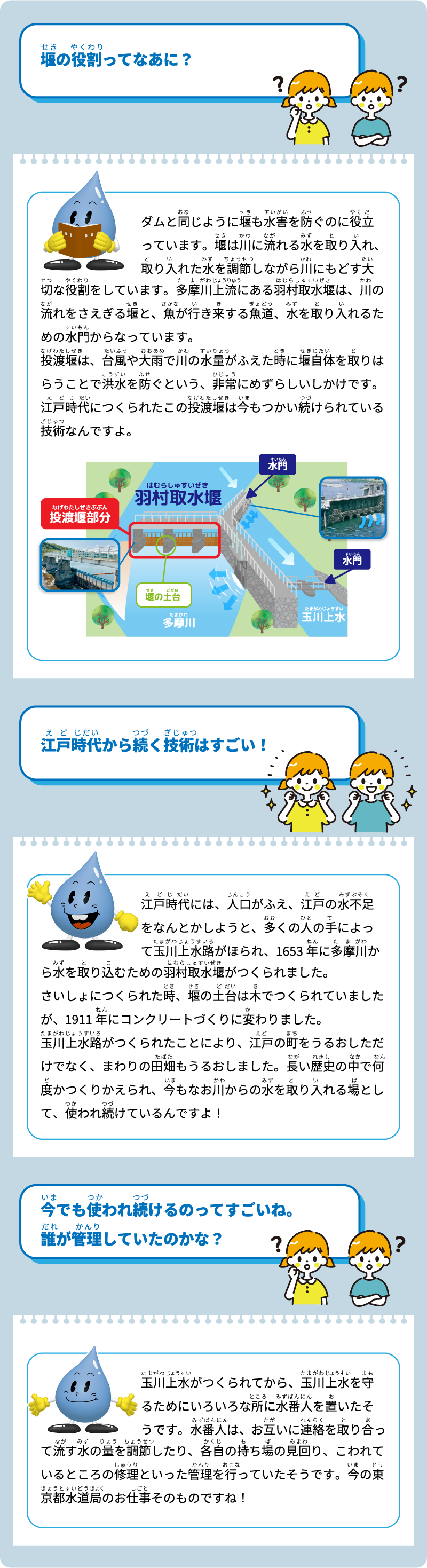 堰の役割ってなあに？