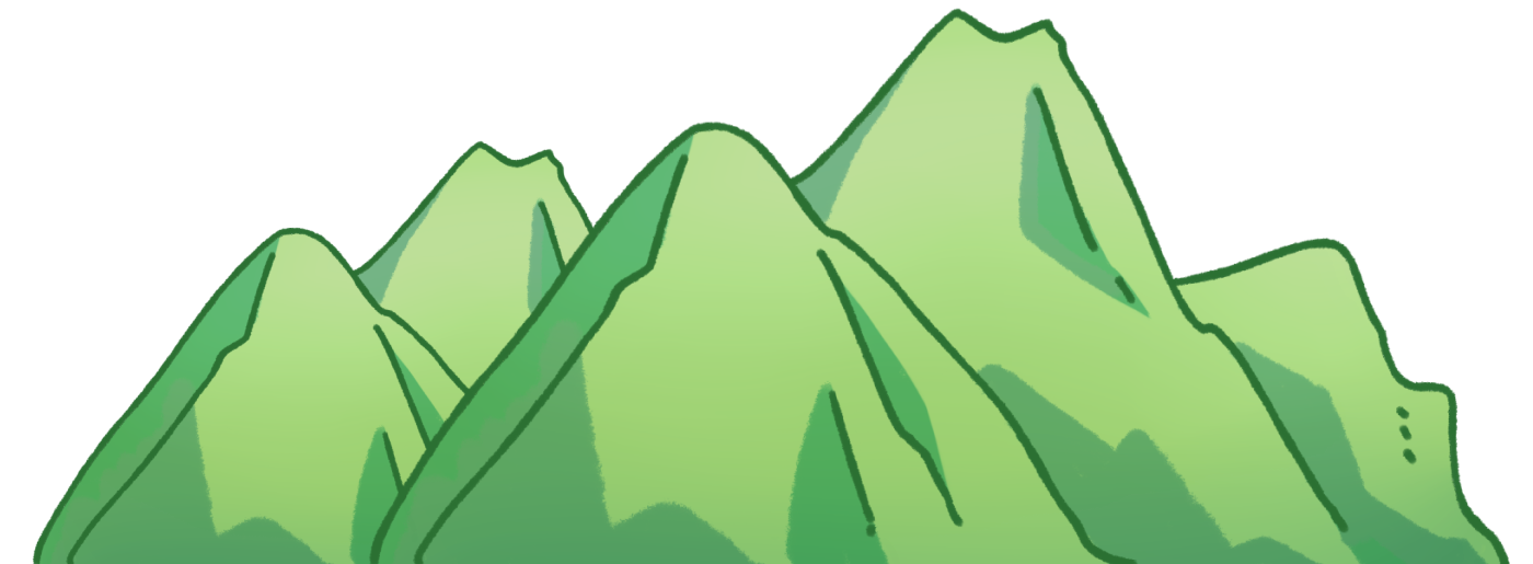 山のイラスト