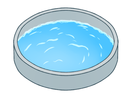着水井のイラスト2